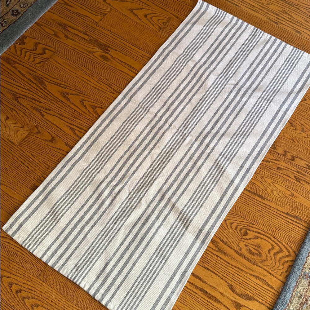 Stripped 100% Cotton Rug